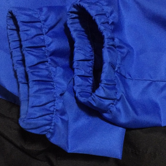 Boys windbreaker pullover jacket blue black 4/5 yr - Picture 7 of 11